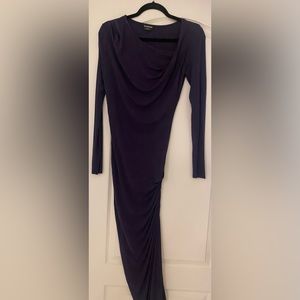 Bebe Long Sleeve Maxi Dress